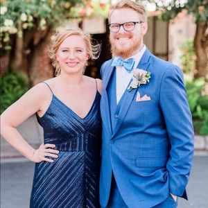 Weddington Way Navy Blue Sequence Dress